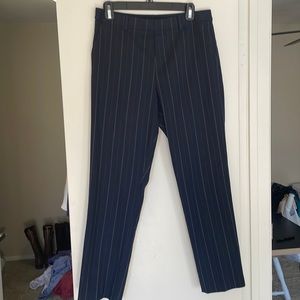 UNIQLO Pinstripe Cropped Pants